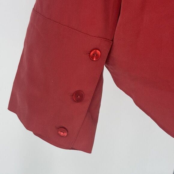 Rebecca Taylor Silk Long Sleeve Pull On‎ Top Blouse NWT $325 Size Small - Picture 8 of 13